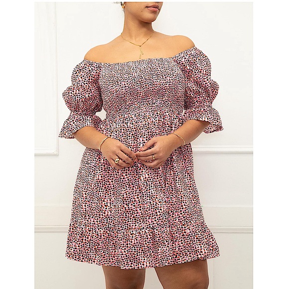 Eloquii Dresses & Skirts - Off-Shoulder Floral Dress